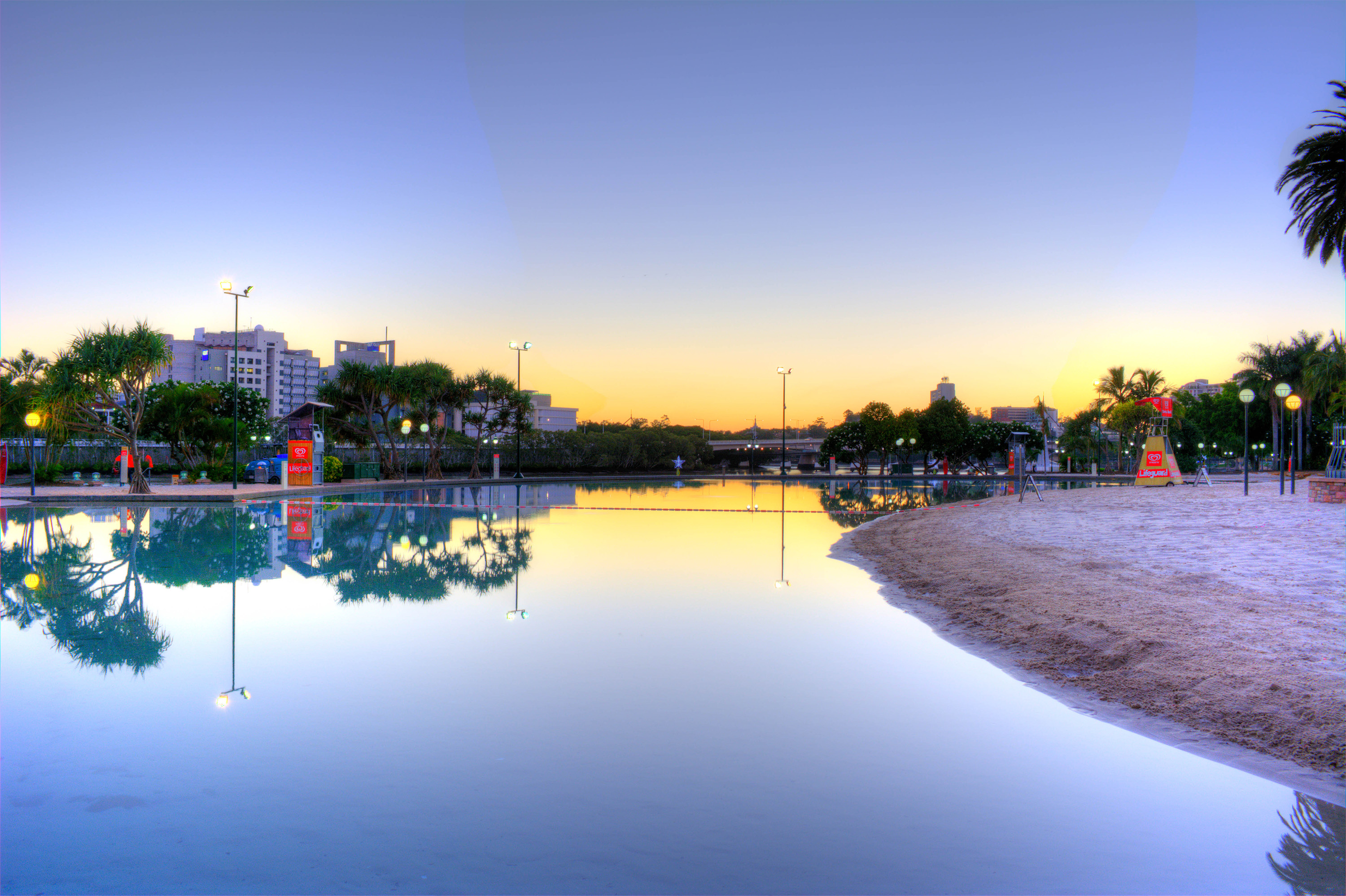 Sunrise at Southbank, Brisbane