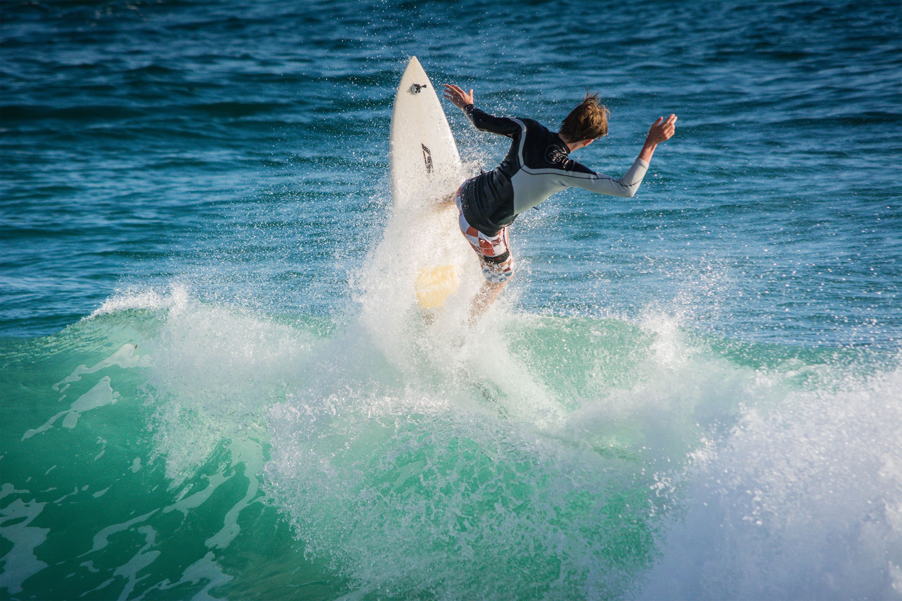 Surfs Up at Moffat Beach, Queensland, Australia