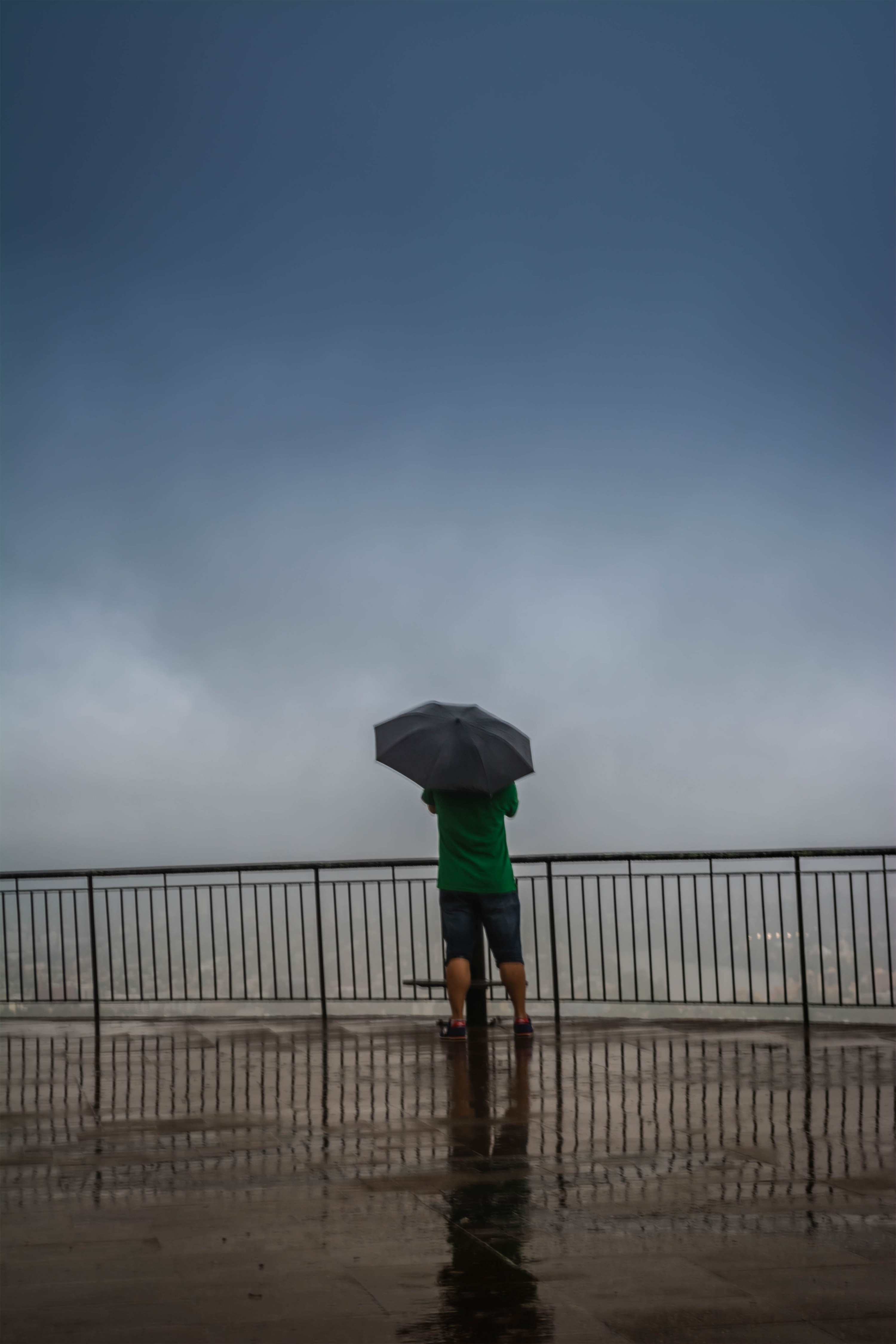 Watching The Storm Pass Over Brisbane