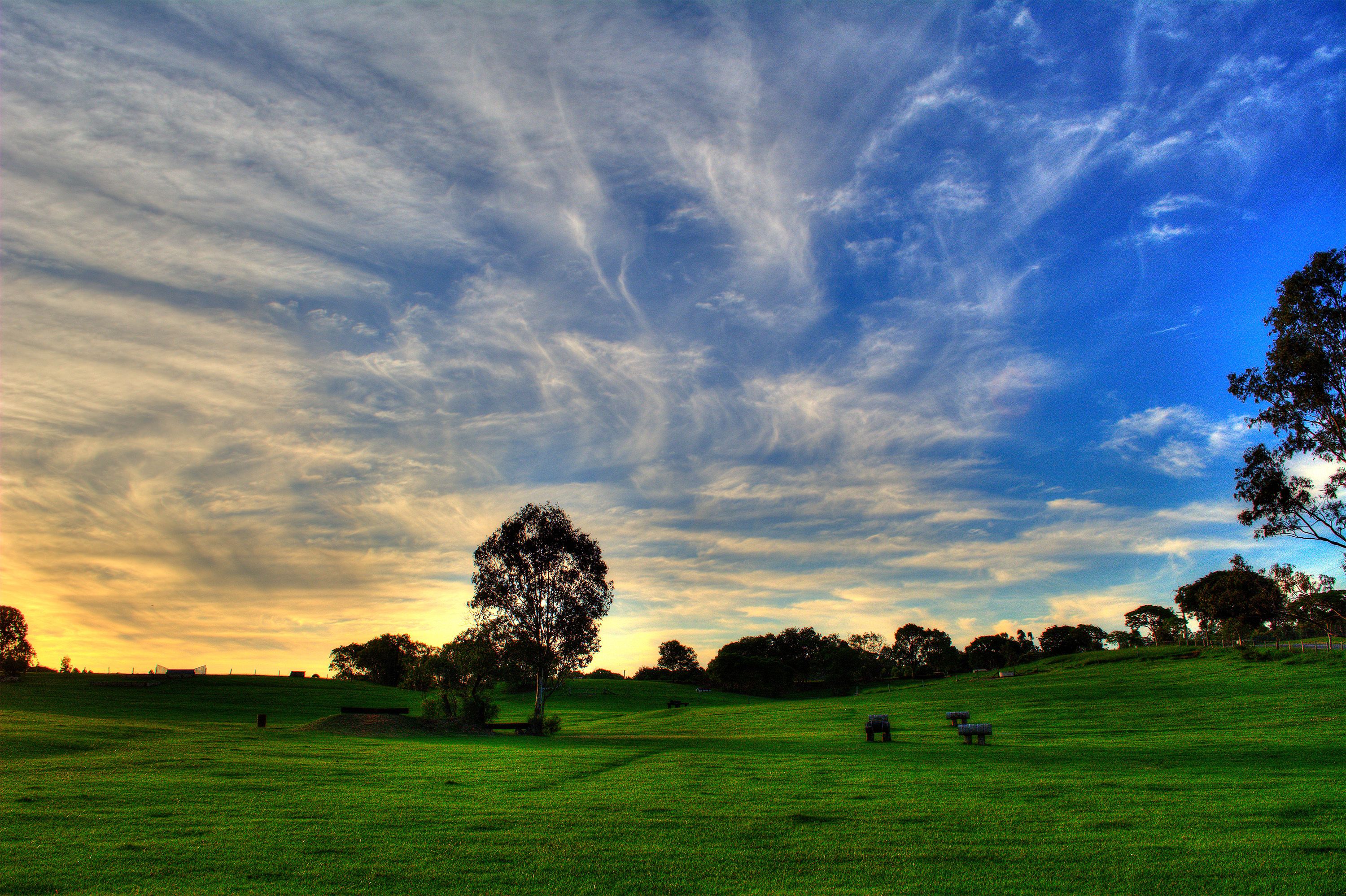 Sunset at Fig Tree Pocket, Queensland Australia
