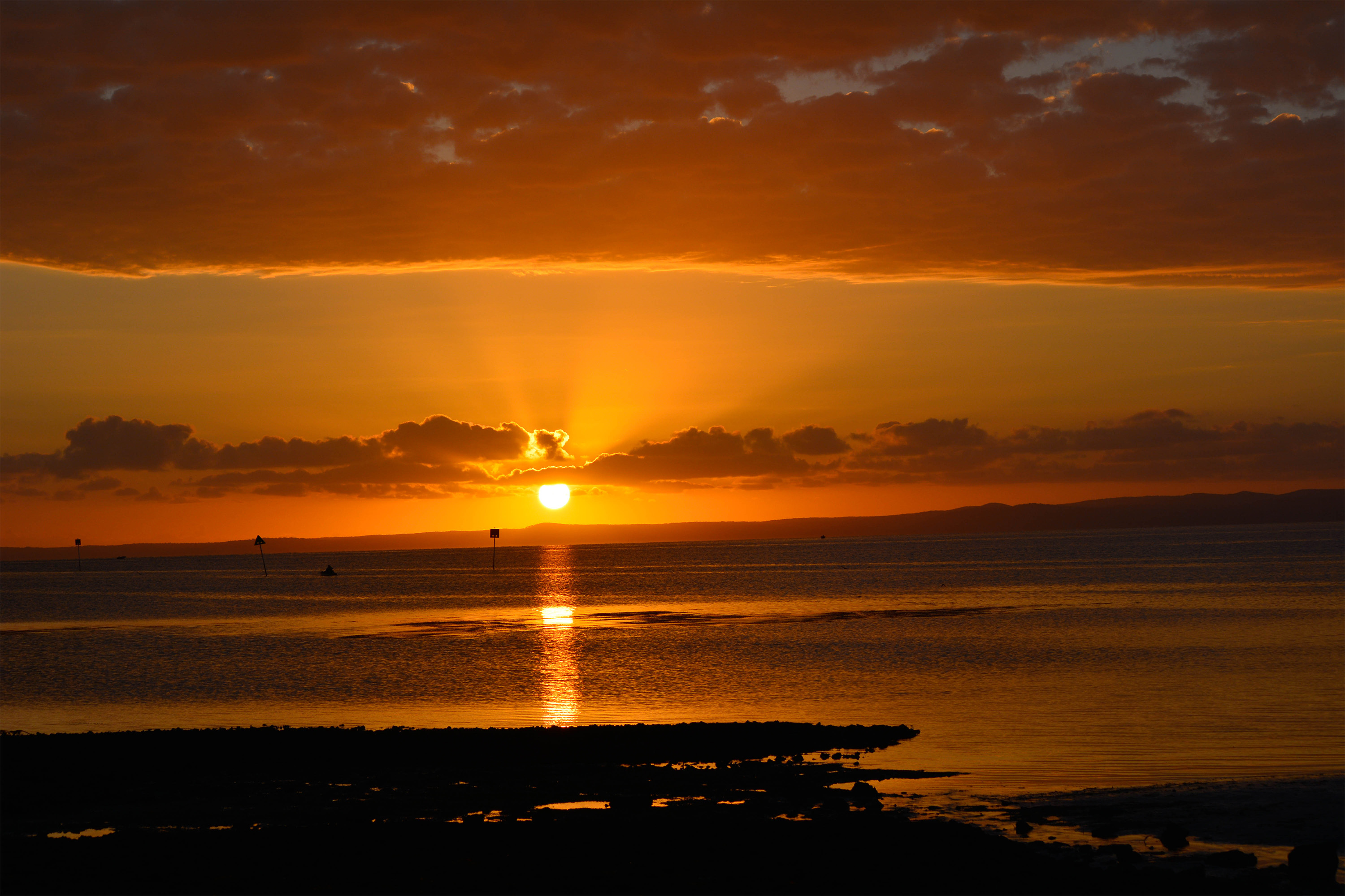 I was recently going through some old photos and found this beautiful sunrise I took at Wellington Point in March 2013.
