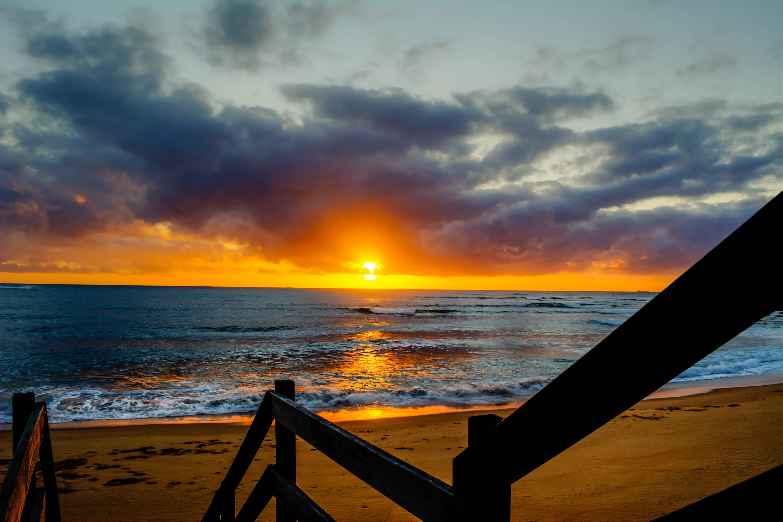 Moffat Beach sunrise at its best!