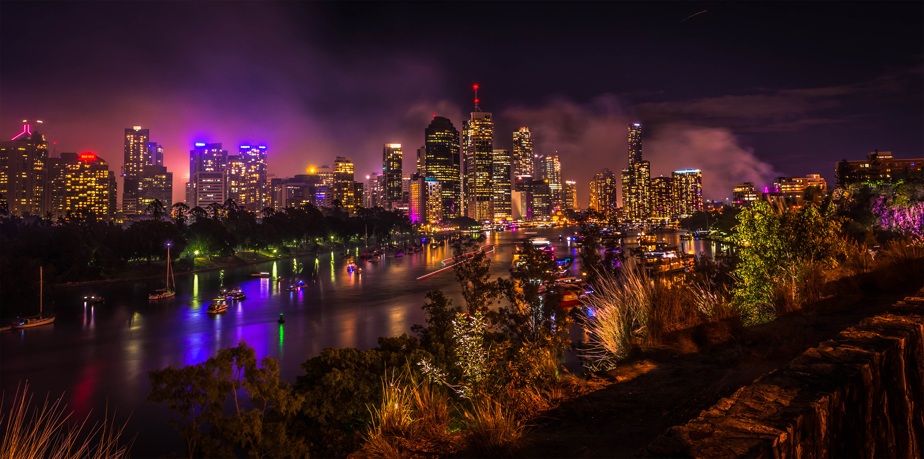Smoke Around Brisbane After Riverfire!