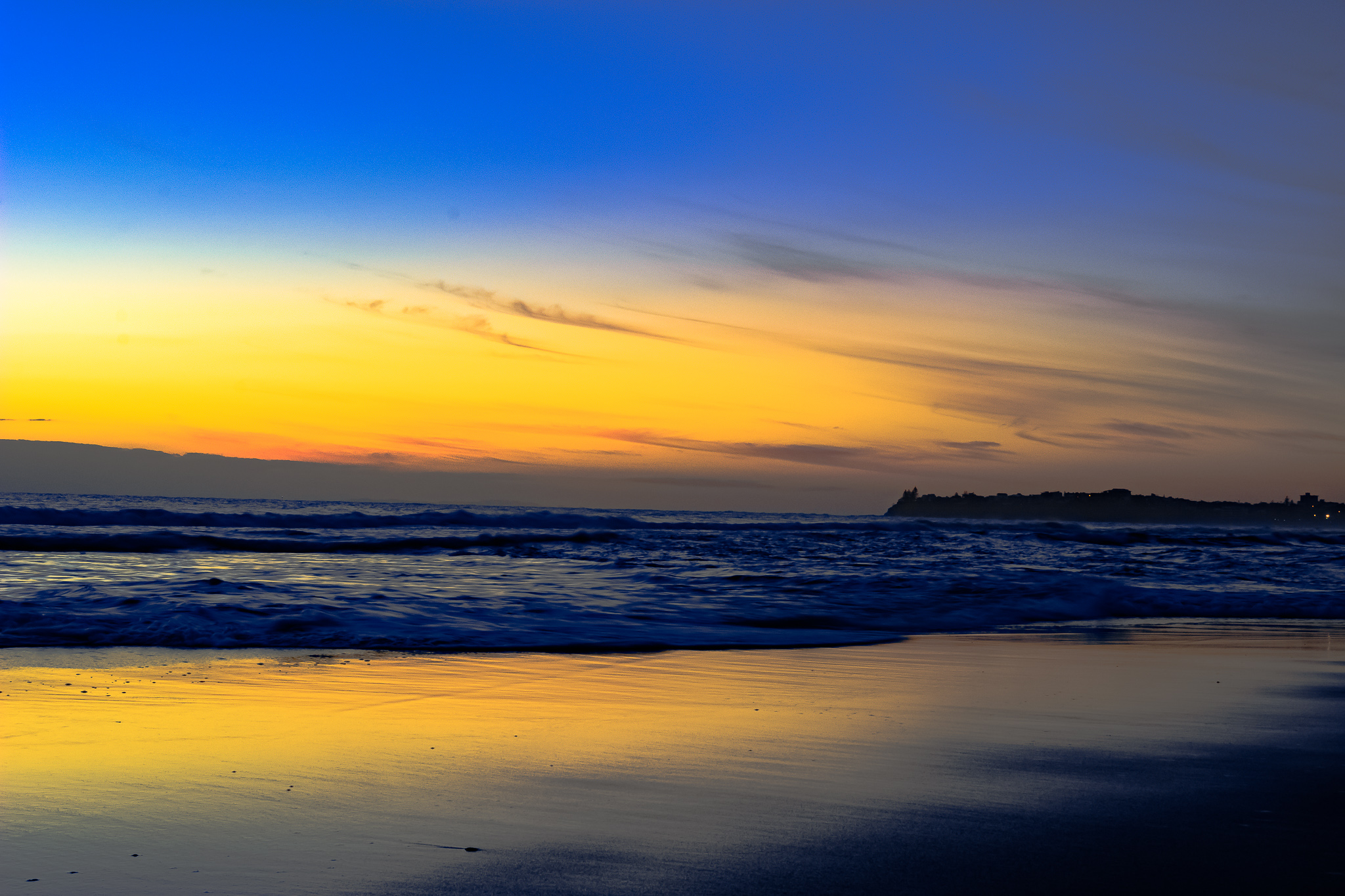 From where I wish I was today. Sunrise at Currimundi Beach!