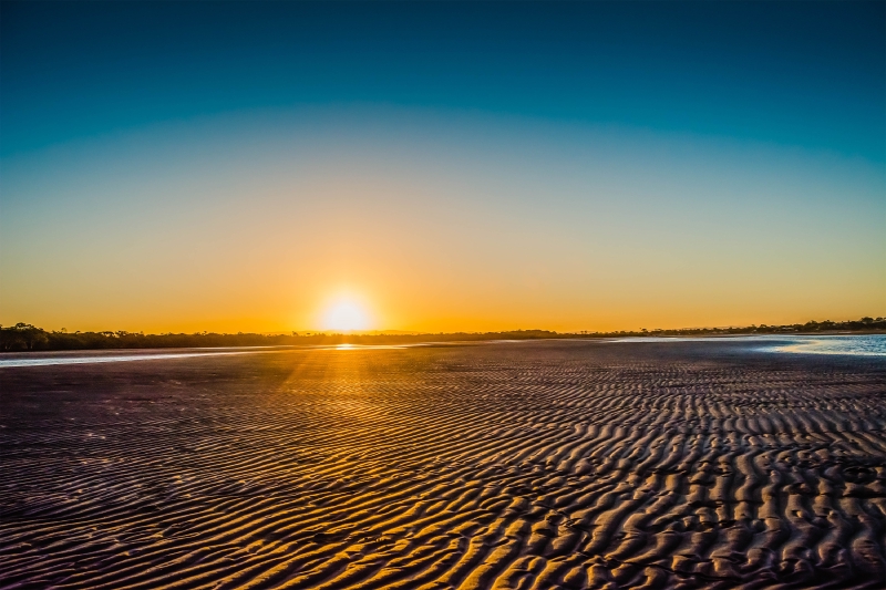 Sunset at Nudgee Beach, Queensland