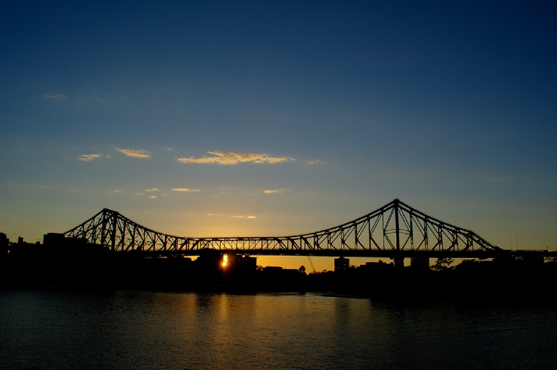 Magic Sunrise! Story Bridge Brisbane