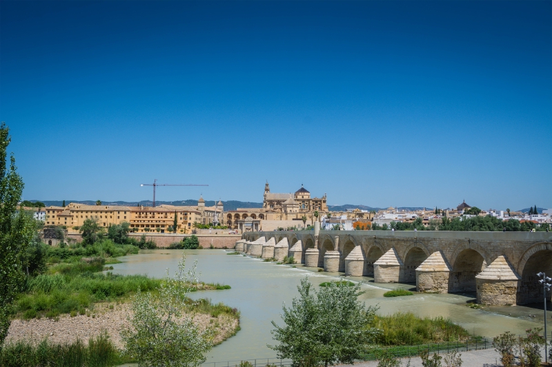 The Roman bridge of Córdoba is a bridge in the Historic centre of Córdoba,  southern Spain, built in the early 1st century BC across the Guadalquivir river.